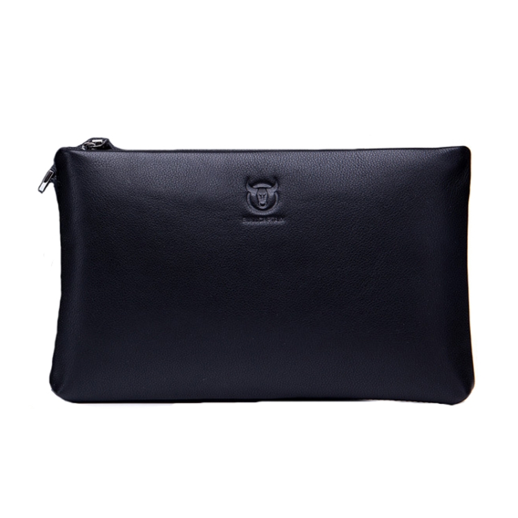 BULL CAPTAIN 446 Large-capacity Soft and Wear-resistant Leather Clutch Bag Business Wallet, Size:, S, L