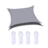 Outdoor Garden Sunshade Sail Waterproof Anti-UV Canopy, Size: 3m x 5m, 3m x 5m