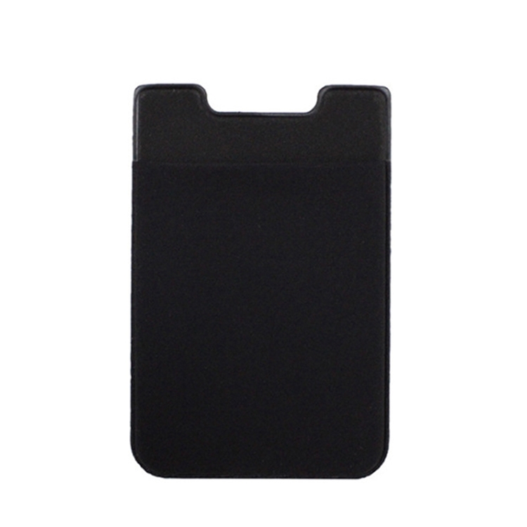 Stretch Lycra Mobile Phone Back Sticker Card Holder Phone Back Wallet Bus Bank Card Holder, Black, Red, Pink, Green, Rose Red, White, Deep Blue, Water Blue, Purple, Brown, Dark Blue, Dark Gray, Gold, Gray