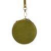 K058 Retro Cute Round Coin Storage Bag Casual Clutch, Green, Dark Red, Coffee Color, Brown, Black, Dark Blue, Light Blue, Grass Green, Orange