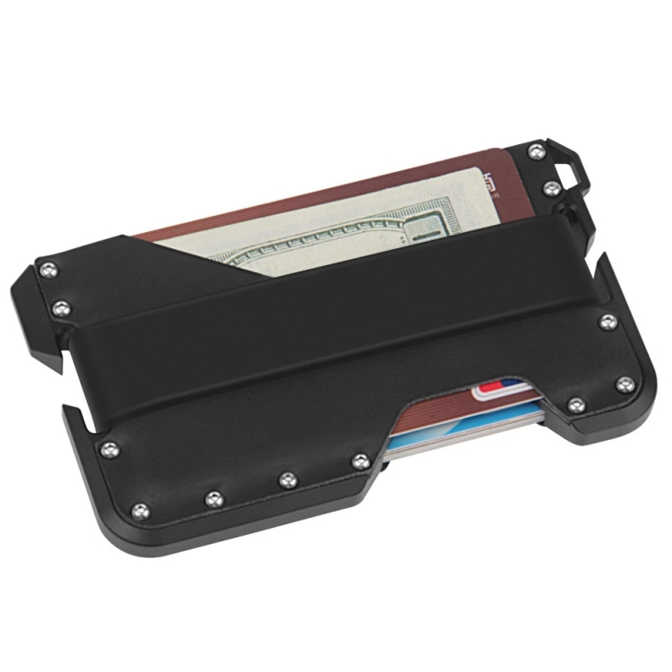 JK02 Metal Card Holder RFID Anti-Theft  Leather Wallet EDC Multifunctional Stainless Steel Aluminum Alloy Card Holder, Black, Black+  Khaki +Black, Black+Black + Orange, Black  + Khaki  + Orange, Silver  + Black + Black, Silver + Khaki  + Black...