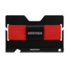 ZEEKER JK03 Aluminum Alloy Card Holder Multi-Function Elastic Band Women And Men Wallet Metal Business Card Holder, Red, Yellow, Green, Blue, Purple, Black, Light Coffee, Dark Coffee