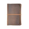 Crazy Horse Skin  Passport Bag Document Holder Retro Boarding Pass Wallet Card Holder, Brown, Black, Ink Green, Wine Red, Blue, Coffee