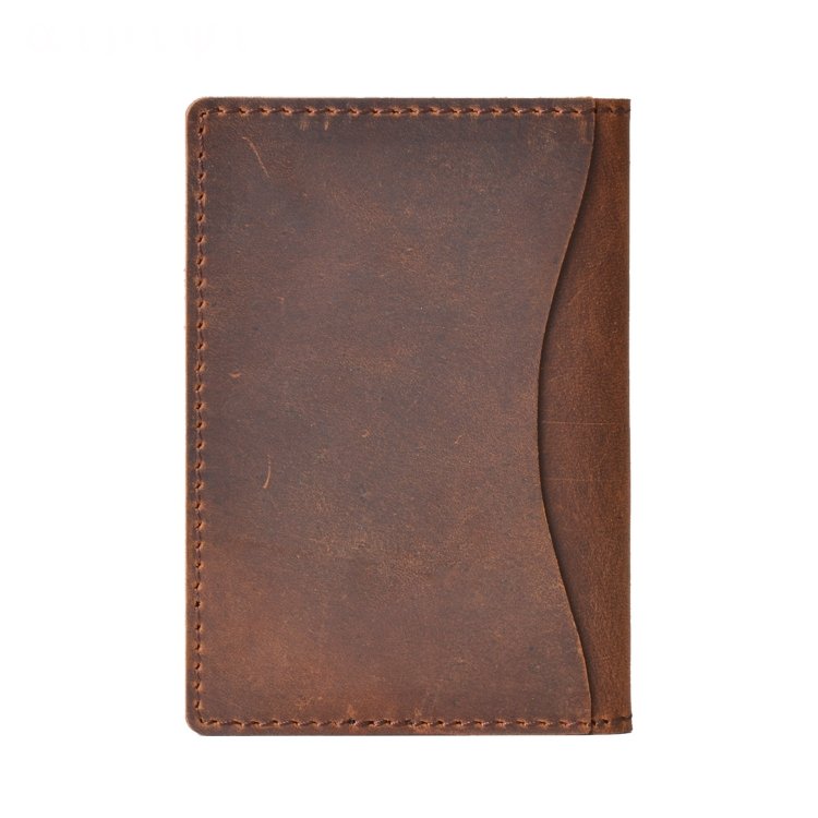 Cowhide Card Holder Simple Bank Card Storage Folder Membership Card Holder Wallet, Crazy Horse Skin Brown, Crazy Horse Skin Coffee, Crazy Horse Skin Ink Green, Crazy Horse Skin Black, Crazy Horse Skin Wine Red, Crazy Horse Skin Blue