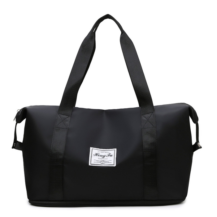 Travel Bag Large Capacity One-Shoulder Handbag Sports Gym Bag Dry And Wet Separation Duffel Bag, Black, Taro Purple, Pink, Grey, Grape Purple, Mist Blue
