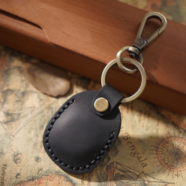 18Y-011 Vintage Leather Access Control Proximity Card Holder, Black, Brown, Coffe, Red, Green, Blue