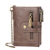 Baellerry  Short Wallet Double Zipper Tri-Fold Wallet For Men, Baellerry Khaki, Baellerry Black, Baellerry Coffee, Baellerry Brown