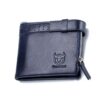 BULL CAPTAIN Anti-theft Brush Leather Wallet For Men, Blue, Black, Brown, Grey