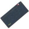 MenBense Matt Male Wallet Long Fashion Large Capacity Male Wallet, Navy Blue, Black, Dark Brown, Light Brown