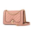 6382 One-shoulder Diagonal Rhombus Chain Bag, 6382 (Pink), 6382 (Dark Red), 6382 (White), 6382 (Khaki), 6382 (Light Grey), 6382 (Black), 6382 (Light Green)