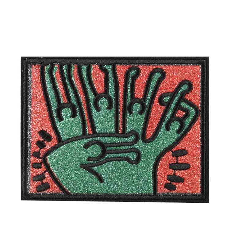Digital Printing DIY Embroidery Patches Clothing Luggage Badges Color Random Delivery, Color Random Delivery