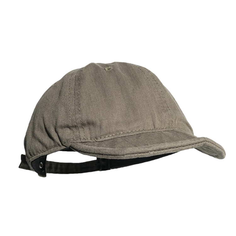 Vintage Washed Distressed Short Brim Hat Baseball Cap, Green, Black, Coffee, Beige