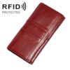 BP806 RFID Anti-Theft Brush Lady Wallet Multi-Card Clutch Bag, BP806 Red, BP806 Green, BP806 Blue, BP806 Black