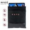 Car Key Signal Shielding Bag Tablet Mobile Phone Privacy Protective Cover, Small, Large