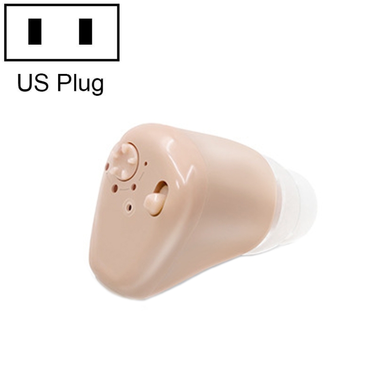 K-88 Wireless Elderly Sound Amplifier Sound Collector Mini Charging Hearing Aids, Plug:, EU Plug, K-88