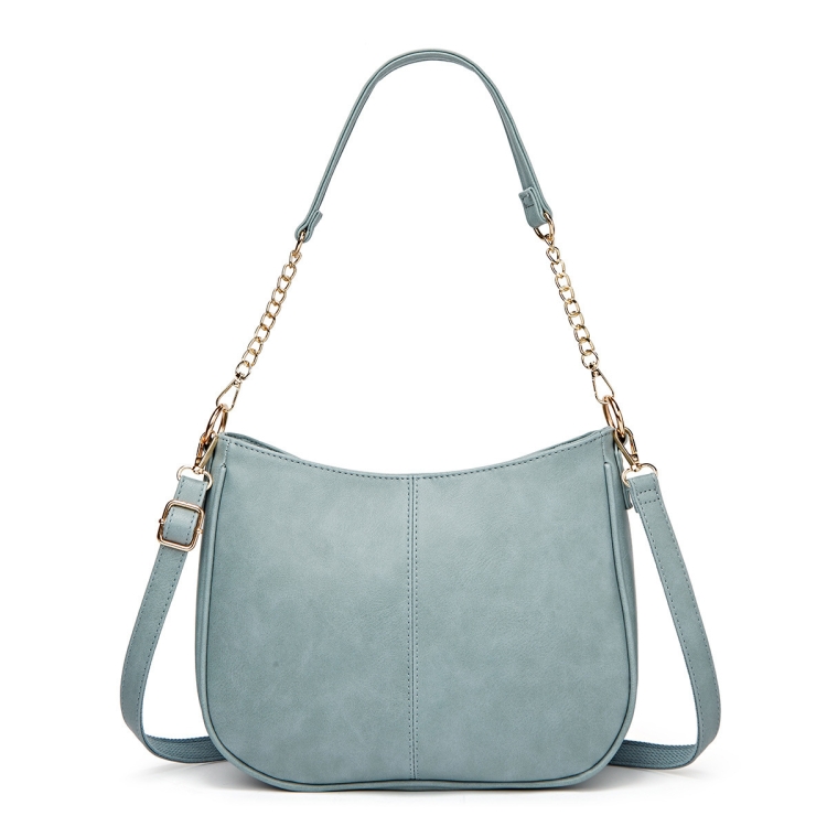 270 Large Capacity Single-shoulder Crossbody Chain Bag Leather Adjustable Underarm Bag