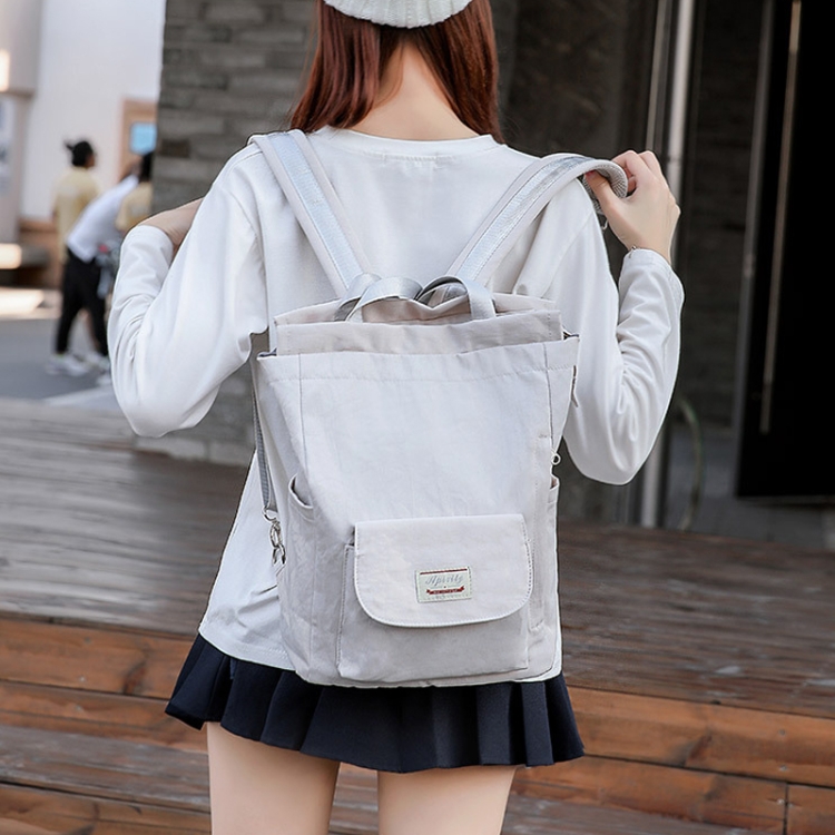 Student Backpack Waterproof USB Laptop Bag, Size:, Medium (Gray), Medium (Black), Large (Gray), Large (Black)