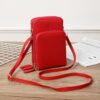 Women Bag Three-Layer Zipper Bag Mirror Touch Screen Large Capacity Crossbody Bag, Touch Screen(Sky Blue), Touch Screen(Orange), Touch Screen(Red), Touch Screen(Claret), Touch Screen(Purple), Touch Screen(Blue), Touch Screen(Black)...