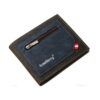 Baellerry Synthetic Leather Men Short Wallet Large Capacity Multi-Card Slot Zipper Wallet