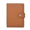Dibaoleiou Buckle PU Leather ID Card Storage Bag Multifunctional Passport Case