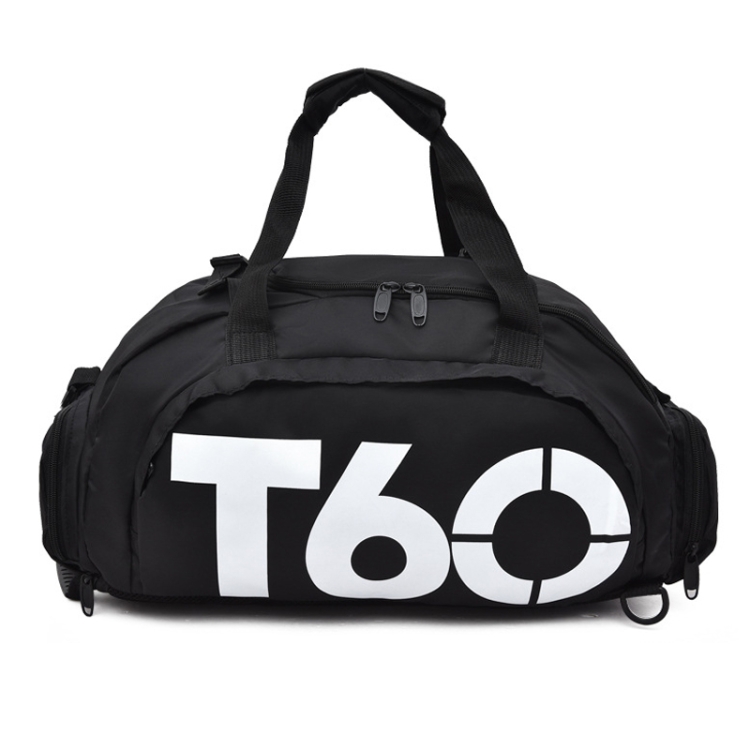 Fitness Football Backpack Swimming Taekwondo Waterproof Nylon Multi-purpose Travel Bag, Simple Black Bottom White Word, Simple Black Bottom Yellow Word, Simple Simple Black Bottom Blue Word, Simple Orange, Simple Army Green, Simple Dark Gray, Simple...