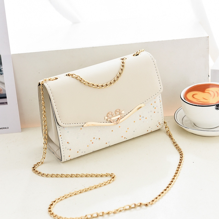 Messenger Sequins Shoulder Bag Women Mobile Phone Coin Purse, Beige, Black, White, Red, Lake Blue, Beige With Pendant, Black With Pendant, White With Pendant, Red With Pendant, Lake Blue With Pendant