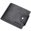 DEABOLAR Large-capacity Multi-card Slot PU Soft Leather Retro Short Wallet