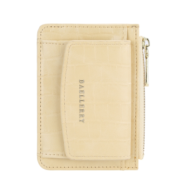Baellerry Crocodile Pattern Multifunctional Card Holder Small Zipper Coin Purse