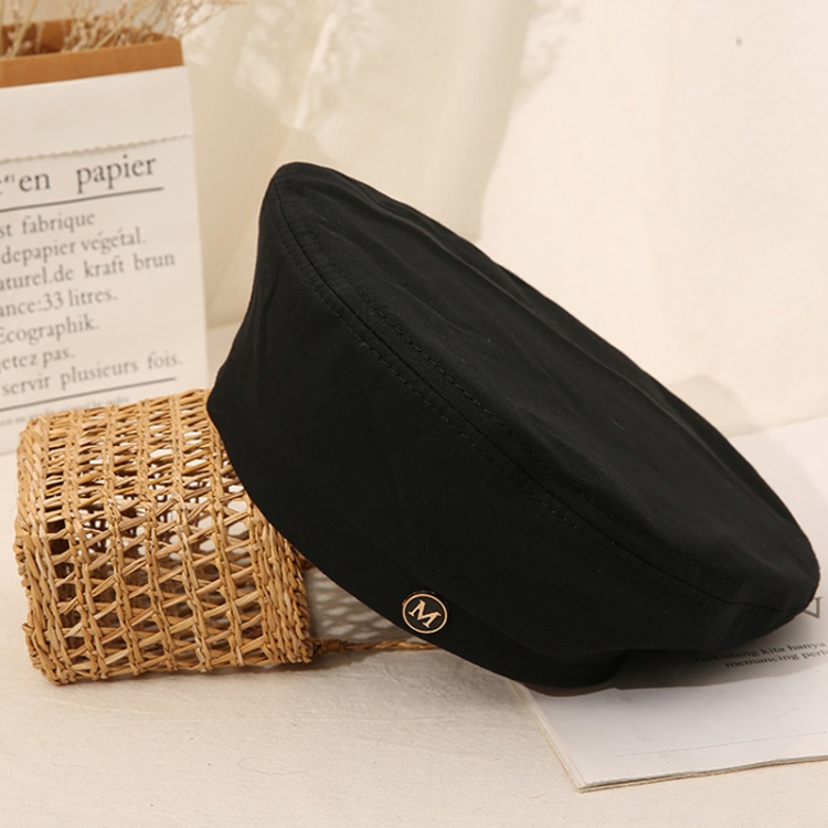 M Label Ladies Beret Octagonal Hat, M (56-58cm)