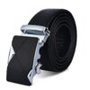 MOWOLOLO Men Belt Automatic Buckle Leather Waist Band