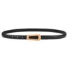 Women Leather Belt Casual Versatile Retro Belt Jeans Waist Band, 105cm