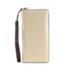 Crocodile Print Long Ladies Clutch Bag Multi Card Position Zipper Wristlet Pouch