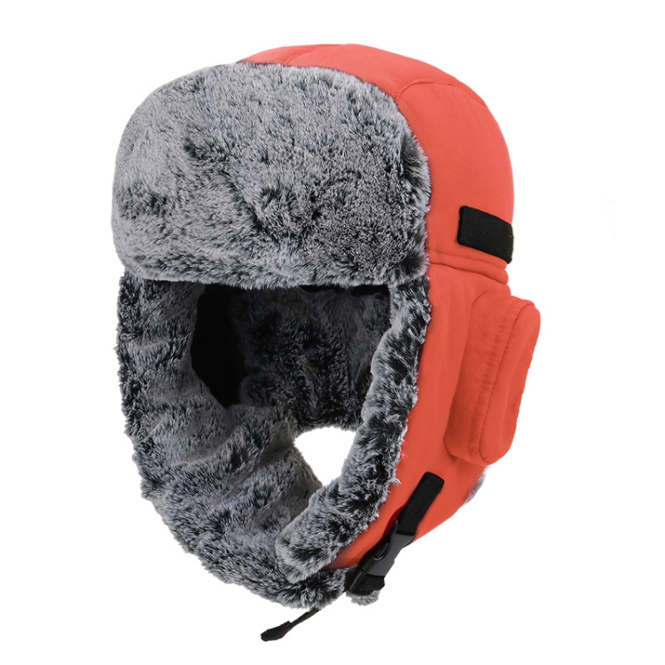 Winter Keep Warm Hat Outdoor Anti-Chilled Waterproof And Velvet Thickened Ski Hat, L 58-60cm