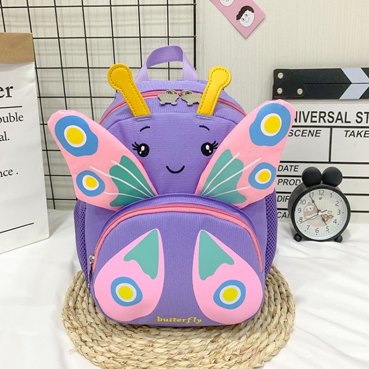 Children Schoolbag Shoulder Bag Girls Cute Cartoon Butterfly Backpack