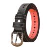 Dandali Ladies Microfiber Bottom Casual Buckle Belt Versatile Jeans Waistband, 105cm