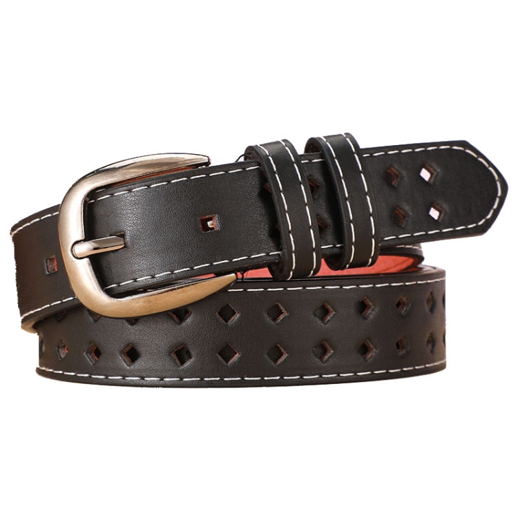 Dandali Ladies Microfiber Bottom Buckle Belt Versatile Jeans Waistband, 105cm