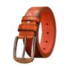 Dandali Men Microfiber Bottom Pin Buckle Belt Casual Jeans Waistband, 110cm