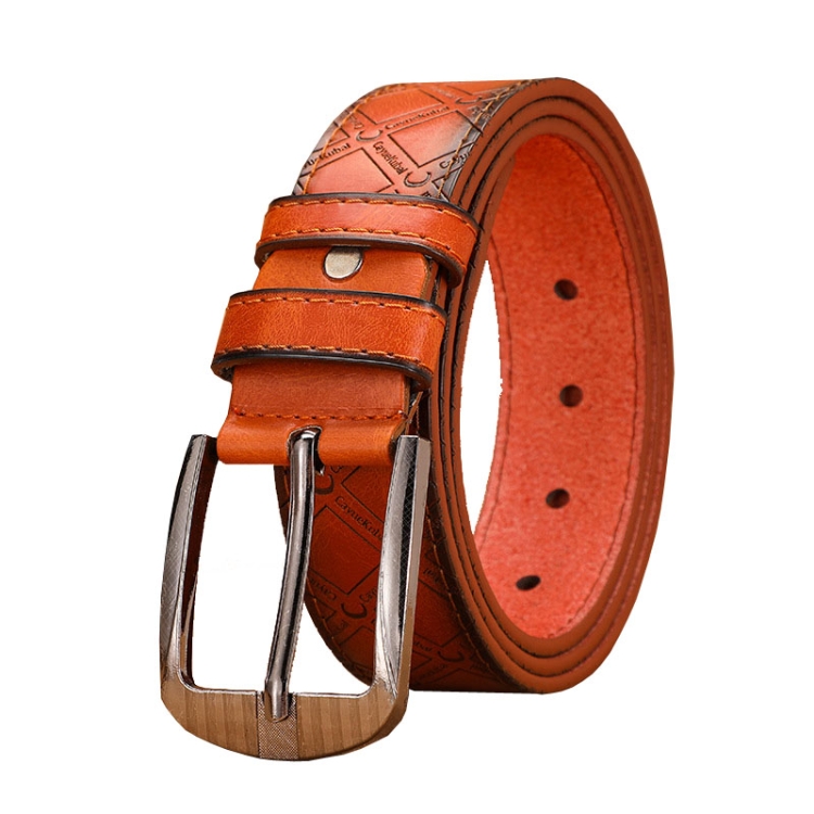 Dandali Men Microfiber Bottom Pin Buckle Belt Casual Jeans Waistband, 110cm