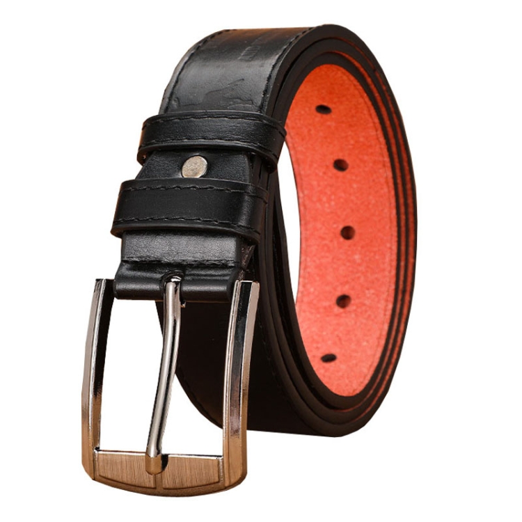 Dandali Mens Microfiber Bottom Pin Buckle Belt Vintage Embossed Waistband, 110cm