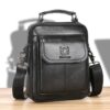 BULL CAPTAIN 049 Large-capacity First-layer Cowhide Retro Single-shoulder Crossbody Bag