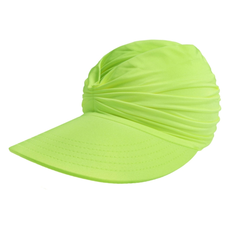 Women Visor Sun Protection Cap Elastic Hollow Large Brim Hat
