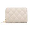 Large Capacity Double Layer Zipper Wallet Multi-card Slot Rhombus Card Holder