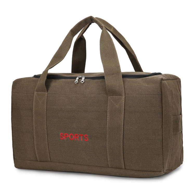 Portable Luggage Bag Canvas Large Capacity Travel Backpack Storage Moving Bag, Small, Large, Plus Large
