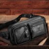 BULL CAPTAIN 082 Large-Capacity First-Layer Cowhide Retro Single-Shoulder Crossbody Bag