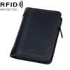 Baellerry DR113 RFID Anti-Theft Retro Multi-Card Slot Tri-Fold Short Wallet