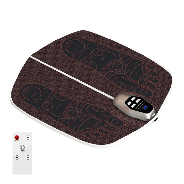 EMS Foot Massager Pad Foldable Pulse Foot Massage Mat Microcurrent Foot Physical Therapy With RC