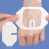 10pcs /Pack Transparent Dressing Waterproof Adhesive Clear Bandages, 6x7cm