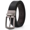 Dandali Rotatable Pin Buckle Men Leather Belt Leisure Belt, 115cm, 120cm, 130cm