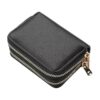 Multi-Function Organ Card Bag Double Zipper Women Wallet Large Capacity PU Card Holder