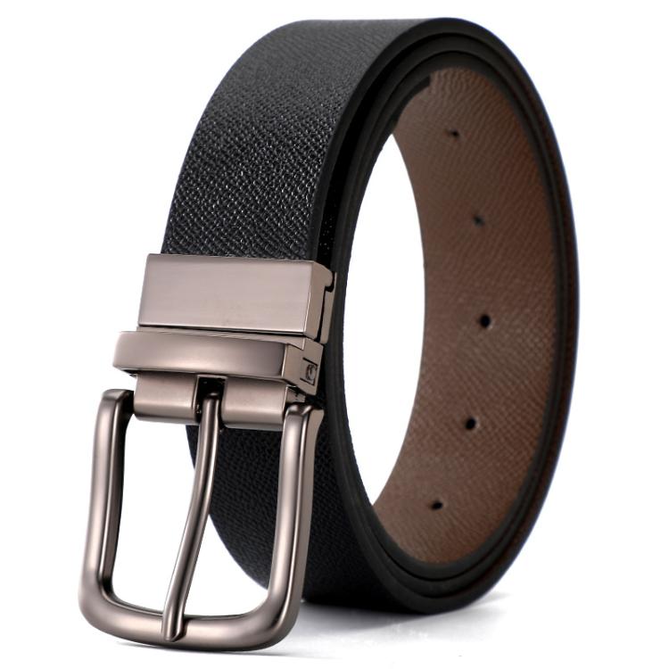 Dandali Men Rotatable Belt Casual Pin Buckle Pant Belt, 120cm
